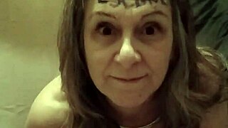 i'm your humiliated french maid slave flashing tits outdoors then spanking myself with pins for orgasm...