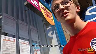 Hunt4k. Cuckold Watches Skinny Czech Teen Fucked Hard Outdoors by Stranger!