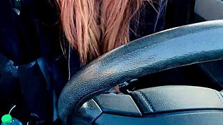 artemisia love cruises los angeles flashing huge italian milf tits in traffic