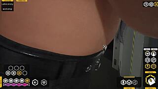 horny milf alet plays fallen doll game fingering big tits pussy then squirts from doggystyle cunilingus