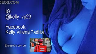 la peruanita del delivery llega y termina cogida con propina extra en casa