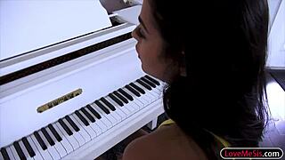 Vienna black teen stepsis screwed by monster black cock handjob blowjob