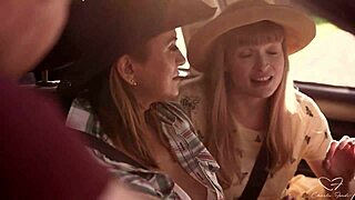 Mishel karen, leo embers gets super lucky with that massive cock pounding