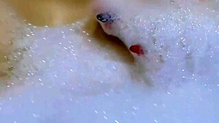 stepmom's fat ass shakes in steamy bathroom tease??