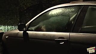 watching her striptease has this busty blonde babe craving a wild threesome with double penetration and cumshots