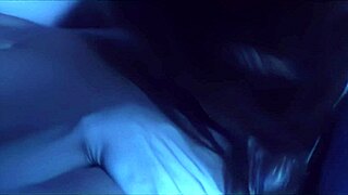 a blindfolded beauty gets sensually fucked by her masked lover in the bedroom