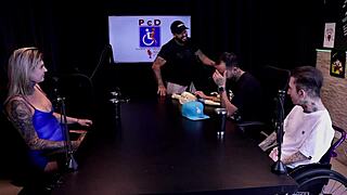 i can't believe he licks cum off these wives then finds out they're his half-sisters... wild dna twist on sheer red