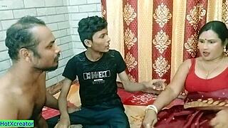 😲 what the fuck is this naughty indian family doing in taboo creampie 3some??