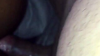 black girlfriend rides thick latino cock in bed amateur style