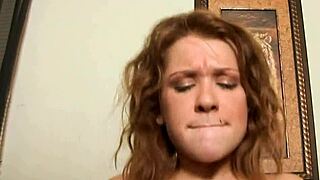 horny newbies bent over, riding, doggystyle in rough interracial group fuck covered in cumshots.