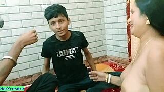 😲 what the fuck is this naughty indian family doing in taboo creampie 3some??