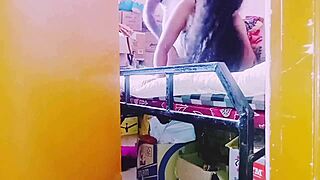 desi housewife ends up fucking the storekeeper with telugu dirty talk