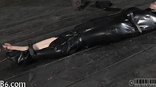 A hotty endures a harsh and relentless caning punishment