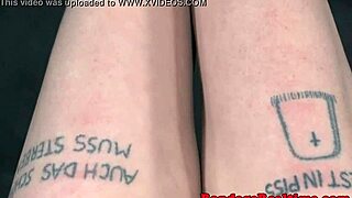 Inked sub bound choked toyed roughly in sadistic session