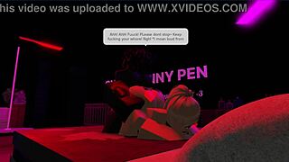 Nasty white bitch gangbanged by hood thugs on big black cocks