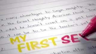 Naughty big tit college teacher rewards her top student by spreading pussy wide in the classroom