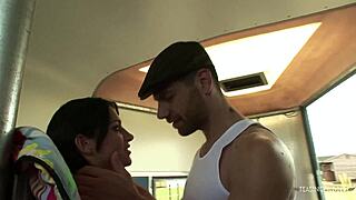 Brunette Milf Masters Sucking With Big Tits And Feet