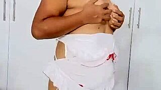 Angelita Poses Sexy In Costumes Masturbating Solo