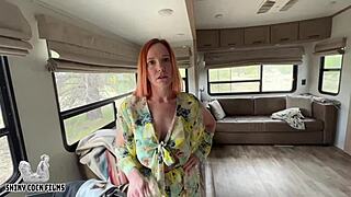 SNEAKING With STEPMOTHER-in-law Jane Cane SHINY COCK Films Creampie