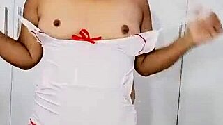 Angelita Poses Sexy In Costumes Masturbating Solo