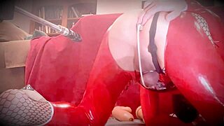 jett hoover cums in chastity cage from ass machine dildo fisting electro piss orgasm 😩🔥🍆💦