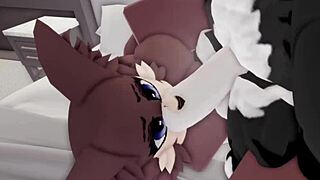 Fucking Hot Furry Girl in Roblox