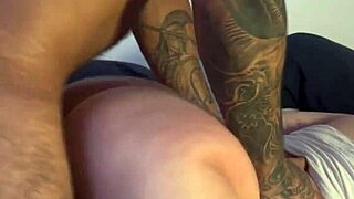 shoved cock hard into fiery redhead girlfriend's tight ass