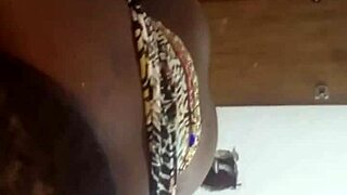 bts of us gettin wild bent over doggystyle with this cute petite black teen slut