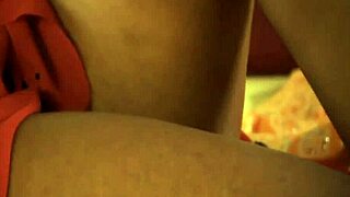 watch this brunette tease and strip for her lover