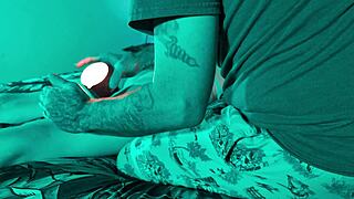 Overwhelming pleasure builds as couple explores dildo massage fetish part one