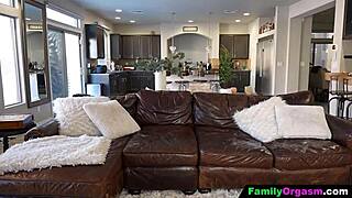 stepsisters swap stepbrothers after school leading to steamy group orgasm session