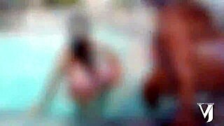 What if monster titty twins Veronica Jasmine and Raven Belle milked your cock with saggy huge boobs?