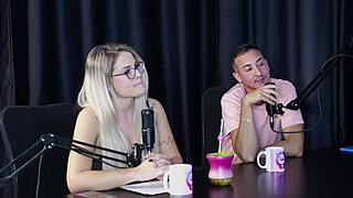 Charllottye sheer red starts soft with lingerie but swings wild in group bdsm with brazilian blondes