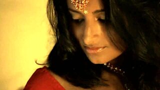 watch this brunette tease and strip for her lover