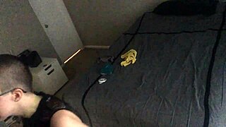 bald girl folding laundry konmari style totally ignores you...