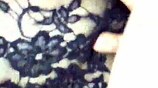 girlfriend's ass stuffed with plug while i fuck hard