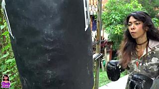 hey neighbor i punched you now suck my huge cock and fuck me