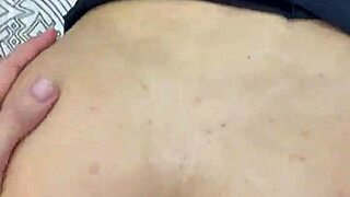 Brazilian dude barebacks curly girl's tight pink asshole till creampie.