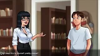 ever wonder what happens when a bookworm teacher gets caught fucking her student?