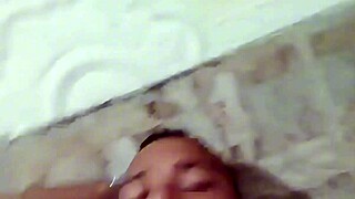 real leaked homemade creampie as cheating housewife sucks lover bareback and begs for cum?