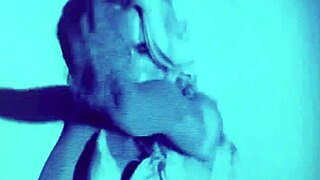 Sexy Blonde Dances Hot Then Clothes Rip Off Stage