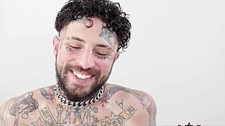 tatted tommy gets tender sloppy love from milf sandy love
