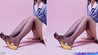 Korean solo blowjob queen delivers intense deepthroat and sloppy sucking on massive cock in AI clip