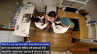 Tampa University Entrance Physical - Lilly Hall Spreads in Latex Nurse Gloves!