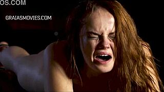 Russian Babe Endures Extreme BDSM Whipping Pain Screaming on Torment Bench