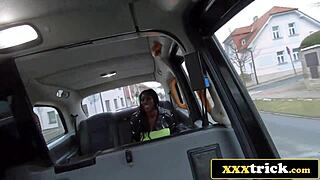 ebony goddess deepthroats big italian cock in taxi backseat