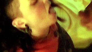 come fill my mouth and splash my face with your hot load daddy.