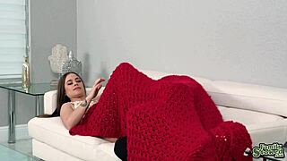 josie tucker and peter green sneak under covers as stepsiblings