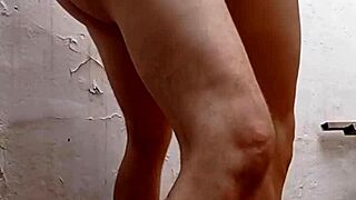 bareback doggystyle pounding neighbor's pussy on backyard balcony homemade