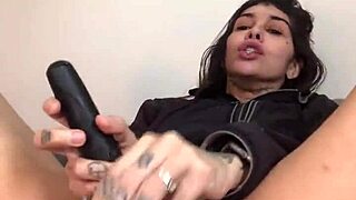 French CUTIE RAMS HUGE DILDOS ANAL And SQUIRTS In Private!